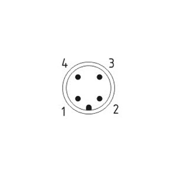 Interrupteur de sécurité avec actionneur séparé (sans), 1NO+1NF action lente, 30N, connecteur M12 4 pôles - AZ 17-11ZRK-ST-Lire la description