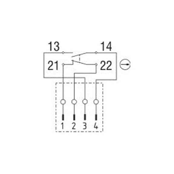 Interrupteur de sécurité avec actionneur séparé (sans), 1NO+1NF action lente, 30N, connecteur M12 4 pôles - AZ 17-11ZRK-ST-Lire la description
