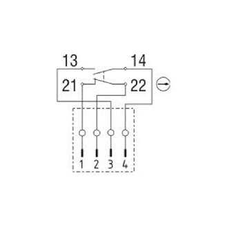 Interrupteur de sécurité avec actionneur séparé (sans), 1NO+1NF action lente, 30N, connecteur M12 4 pôles - AZ 17-11ZRK-ST-Lire la description