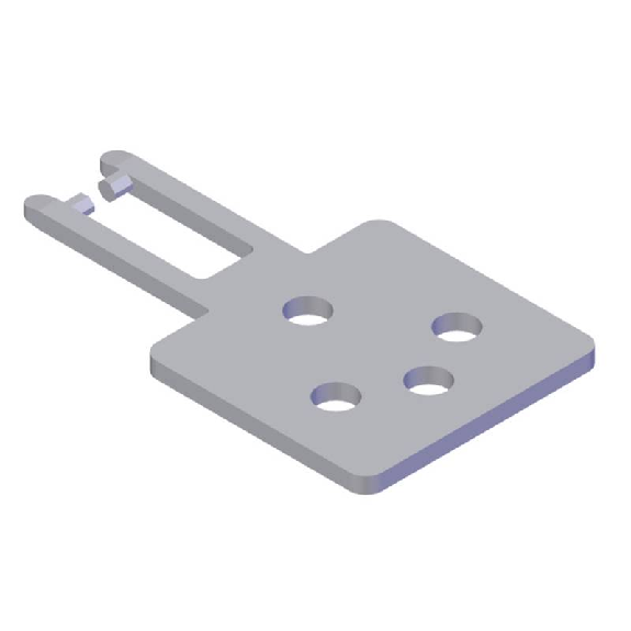 Actionneur inox droit pour NM.VZ-Lire la description