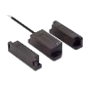 Int.de séc. sans contact double codé 2NF+1NO, plast., M12 8P+C0.25m