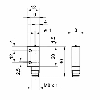 Commutateur de précision 30x12x8mm NF FP=75g M08 3P