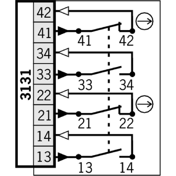 A.U. à câble, 2NF+2NO / M20x1.5 A.U. à câble, 2NF+2NO / M20x1.5-Lire la description