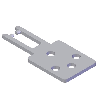 Actionneur inox droit (forme étroite) pour NM.VZ