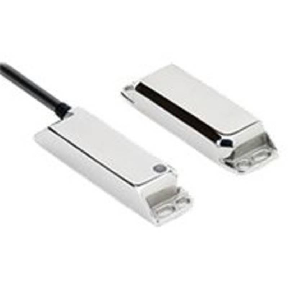 Int.de séc. sans contact magn. 2NF+1NO Inox, M12 8P+C0.25m-Lire la description