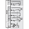 Int.de séc. Ex Verr. méca./Déverr. 24Vac/dc 2O+1F+1O (act. lente)
