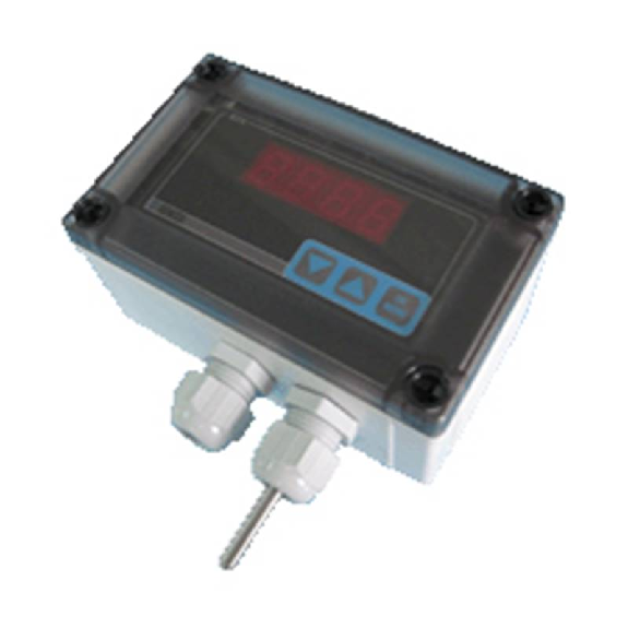 Sonde Pt100 dambiance exterieure 0 à 50°C, 4-20mA, Afficheur Sonde Pt100 dambiance exterieure 0 à 50°C, 4-20mA, Afficheur-Lire la description