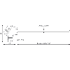 Sonde Pt100x1 Ø6x0,4mm lg100mm tête type MA -50/+250 °C