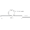 Sonde Pt100 3 fils de contact sur tuyauterie Ø30mm 0..180°C, câble 2m