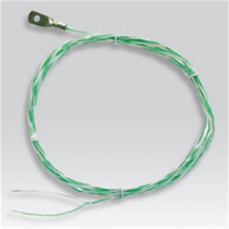 Sonde TC-J contact à oeillet Ø4,5mm soudure isolée, câble 2m PFA/PFA-Lire la description