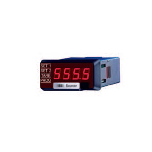 Tachymètre 24x48; 4 digits Led 10mm; 21-53VAC/10-70VDC 2xRelais Tachymètre 24x48; 4 digits Led 10mm; 21-53VAC/10-70VDC 2xRelais-Lire la description