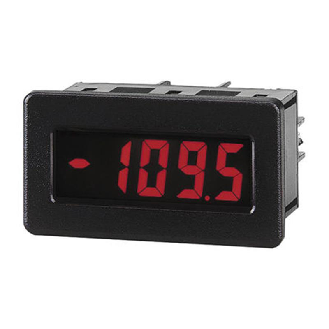 Tachymètre 75x39mm rétro-éclairage rouge alim. 9-28VDC-Lire la description