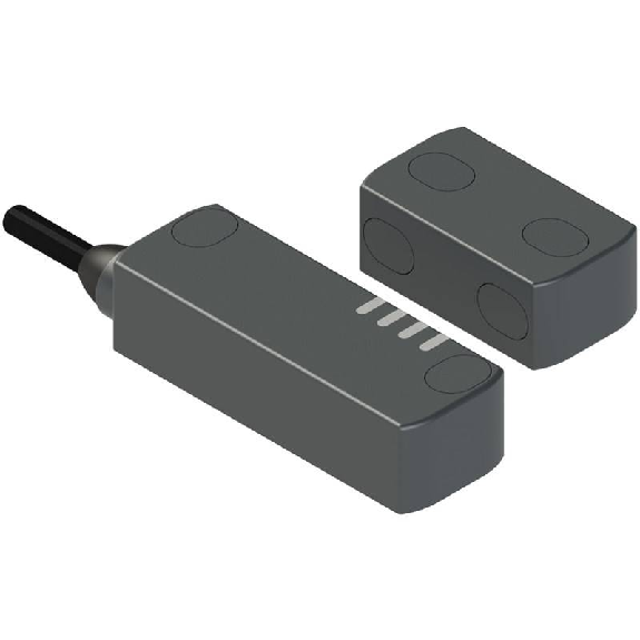 Int.de séc. sans contact RFID (D0T) Sn:12mm, câble 10m Int.de séc. sans contact RFID (D0T) Sn:12mm, câble 10m-Lire la description