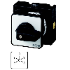 Commut inverseur, cont.: 10, 32A, D-Y-0-Y-D, 60°, à acc., encastré