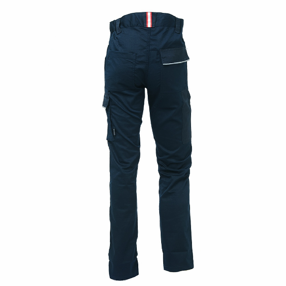 U-Power - Pantalon de travail bleu foncé Stretch et Slim MEEK-Lire la description