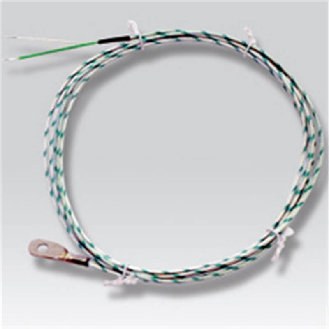 Sonde TC-J contact à oeillet Ø4,5mm soudure masse, câble2m soie/soie-Lire la description