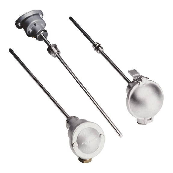 Sonde avec tête Pt100 classe B 3 fils Ø6mm 250mm 4-20mA Sonde avec tête Pt100 classe B 3 fils Ø6mm 250mm 4-20mA-Lire la description