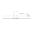 Sonde TC-K contact à oeillet Ø4,5mm soudure masse, câble 2m PFA/PFA