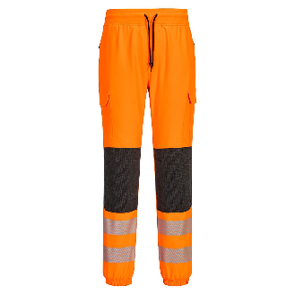 Portwest - Pantalon de travail confortable haute visibilité Flexi classe 2 KX3-Lire la description