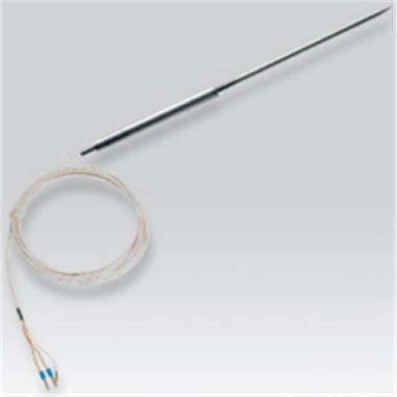 Sonde Pt100x1 à piquer classe A 3 fils Ø5x150mm inox 316L, c3m tresse-Lire la description