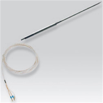 Sonde Pt100x1 à piquer classe A 3 fils Ø5x150mm inox 316L, c3m tresse-Lire la description