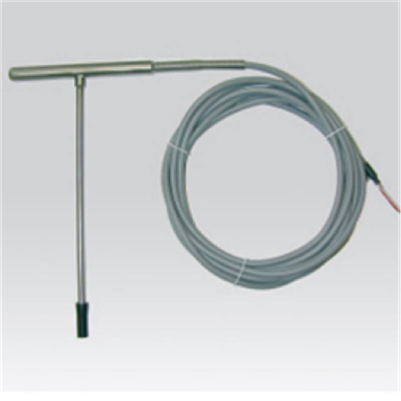 Sonde Pt100x2 à piquer en T Ø5mm lg150mm, câble 5m silicone-Lire la description