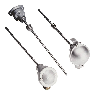 Sonde avec tête Pt100 classe B 3 fils Ø6mm 500mm 4-20mA-Lire la description