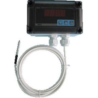 Sonde Pt100 à câble avec transmet. avec affichage en coffret étanche-Lire la description