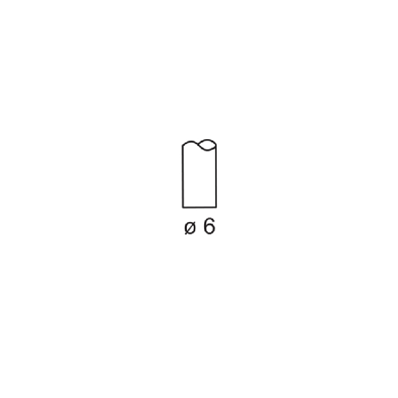 Sonde 1/1 B EN 60751 duplex, Ø6mm lg0060mm, DN 25, -50 .. 250°C-Lire la description