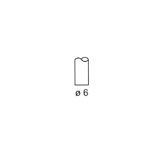 Sonde 1/1 B EN 60751 duplex, Ø6mm lg0060mm, DN 25, -50 .. 250°C-Lire la description