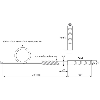 Sonde Pt 100 à fixation par collier de serrage, 40 - 60 Radial