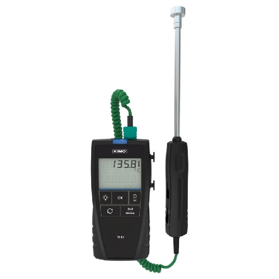 Thermomètre, thermocouple K, J, T, S 1 voie (-200 à +1760°C)-Lire la description