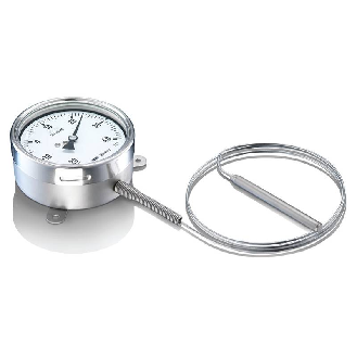 Thermomètre à dilatation de gaz avec capillaire-Lire la description