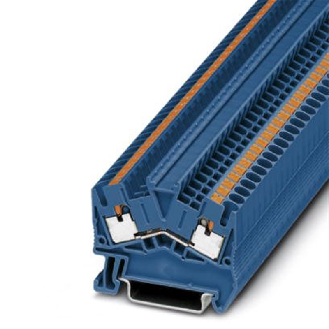 Bloc de jonction simple, Push-in, 0,14 - 4 mm², bleu-Lire la description