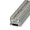 Bloc de jonction simple, Push-in, 0,14 - 1,5mm², gris