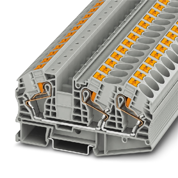Bloc de jonction simple, Push-in, 0,5 - 25 mm², gris-Leggi tutto