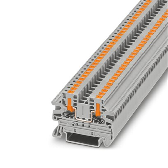 Bloc de jonction simple, 800 V, 24 A, Push-in, 0,14 - 4 mm², gris-Lire la description