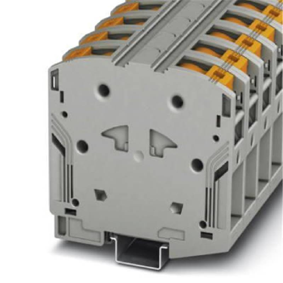 Bloc de jonction simple, Push-in, 25 - 95mm², gris Bloc de jonction simple, Push-in, 25 - 95mm², gris-Lire la description