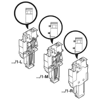 Bloc de jonction enfichable, Push-in, 3 pôles, 0,2 - 6 mm², gris-Lire la description