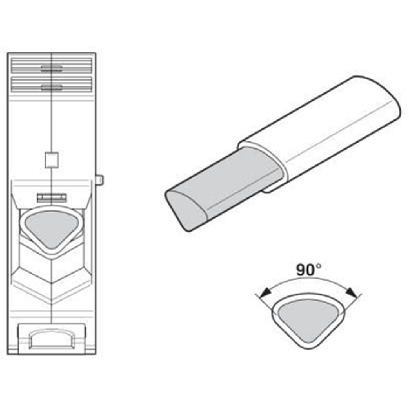 Bloc de jonction de protection, vissé, 1,5mm² - 35mm², vert/jaune-Lire la description