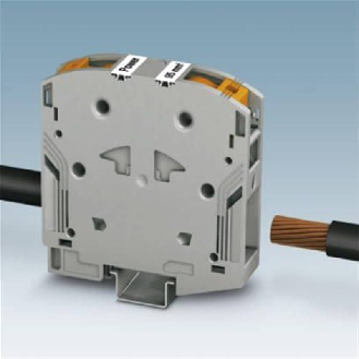 Bloc de jonction simple, Power-Turn, 10mm² - 70mm², gris-Lire la description