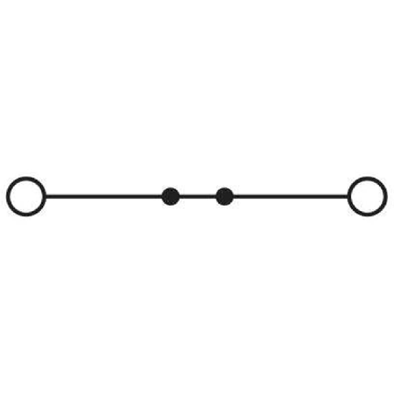 Bloc de jonction simple, Push-in, 0,2 - 6mm², gris-Lire la description