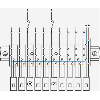Bloc de jonction à 3 étages, à vis, 250 V, 24 A, 0,2 - 4 mm², gris