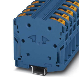 Bloc de jonction simple, Push-in, 25mm² - 95mm², bleu-Lire la description