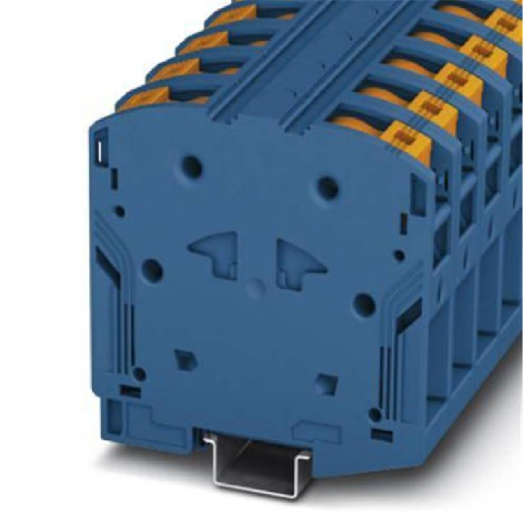Bloc de jonction simple, Push-in, 25mm² - 95mm², bleu Bloc de jonction simple, Push-in, 25mm² - 95mm², bleu-Lire la description