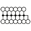 Bloc distributeur, 13 connexions, Push-in, 0,14 - 4mm², rouge
