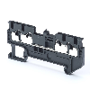 Borne simple étage 1.5mm², Push-In +, gris foncé, 4 pts de connexion