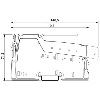Bloc de jonction 1 sortie relais 24Vac, 230Vac, IP20, Inline
