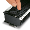 Bloc de jonction porte-fusible pour cartouche G, 0,2 - 4 mm², noir