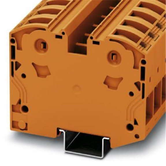 Bloc de jonction simple, Push-in, 6mm² - 35mm², vert/jaune-Lire la description